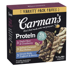 Carman's Protein Bars Variety 9 Pack