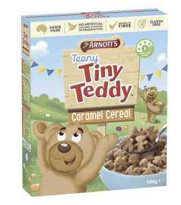 Arnott's Teeny Tiny Teddy Cereal Caramel 580g
