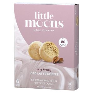 Little Moons Mochi Bites Iced Latte Coffee 6 Pack