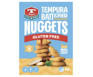 Tegel Free Range Chicken Nuggets Tempura Battered Gluten Free