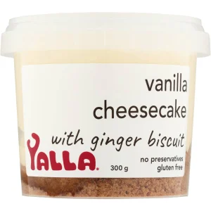 Yalla Vanilla Cheesecake With Ginger Biscuit 300g