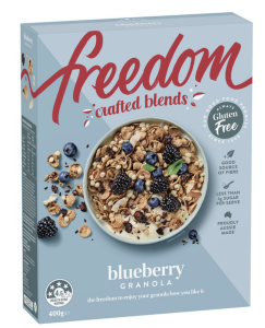 Freedom Crafted Blends Blueberry Granola | 400g