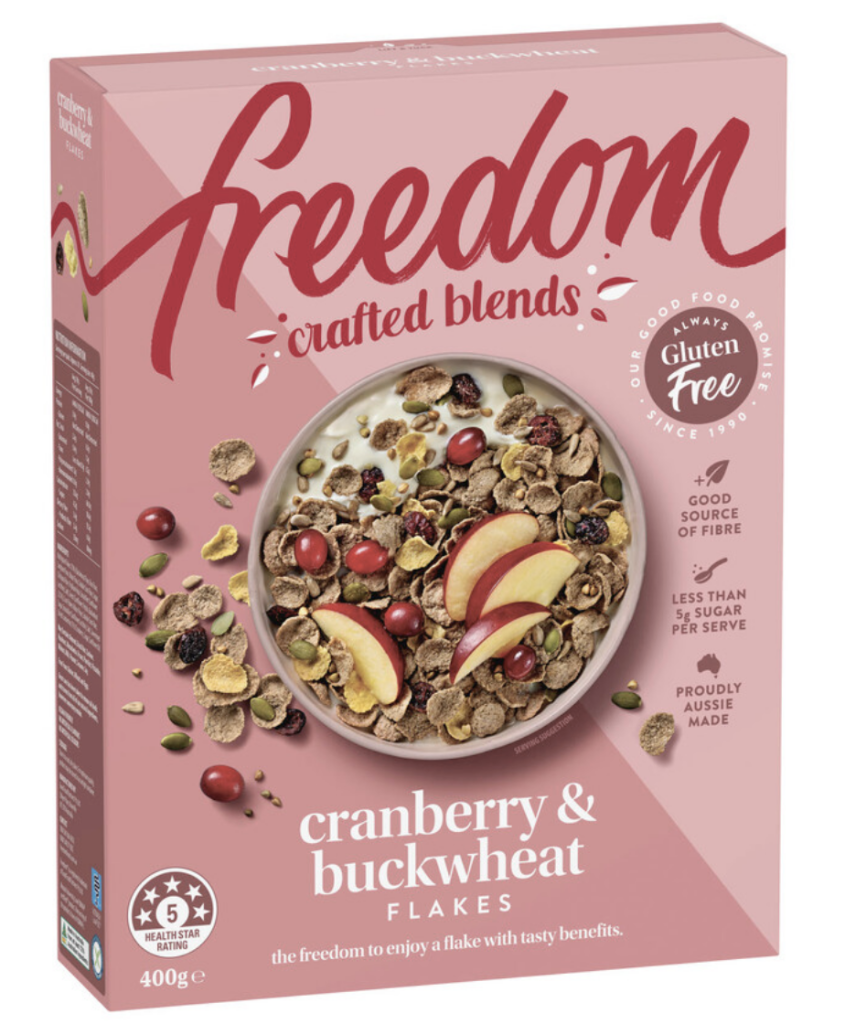Freedom Crafted Blends Cranbery & Buckwheat Flakes | 400g