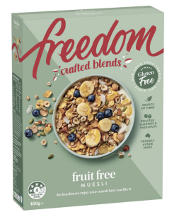 Freedom Crafted Blends Fruit Free Muesli | 400g