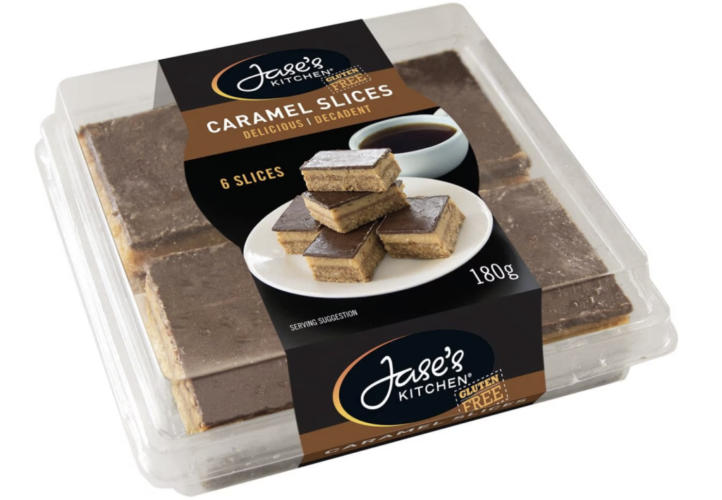 Jase's Kitchen Caramel Slices Gluten Free 180g