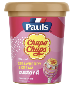 Pauls Chupa Chups Custard Strawberry & Cream 600g