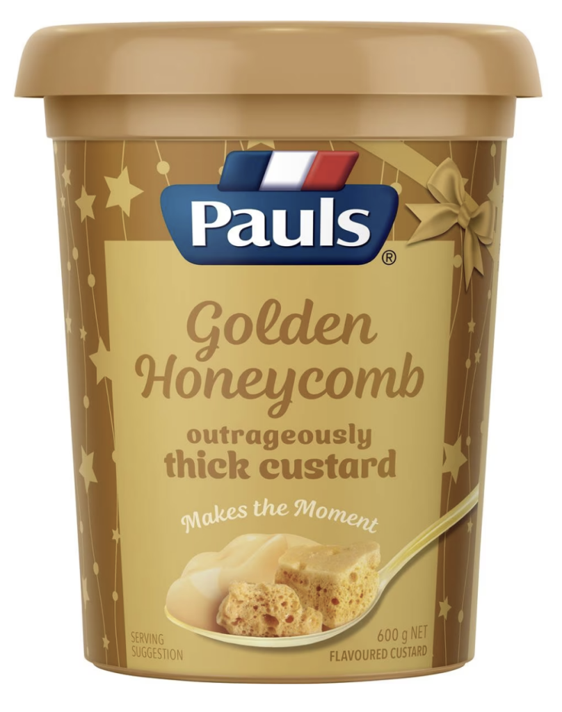 Pauls Golden Honeycomb Thick Custard 600g