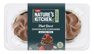 Coles Natures Kitchen Vegan Chocolate Cupcake 2 Pack | 130g