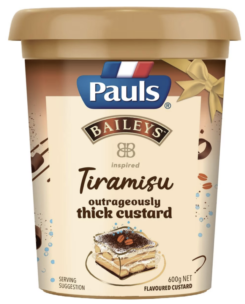 Pauls Premium Custard Baileys Tiramisu 600g