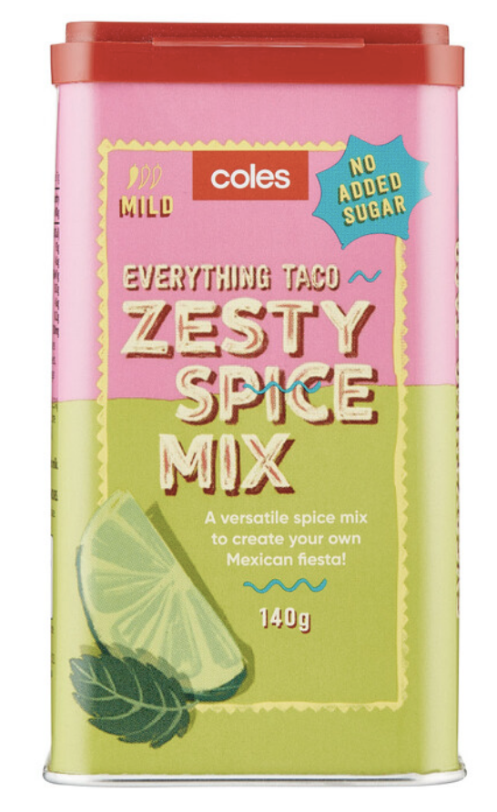 Coles Mexican Zesty Spice | 140g