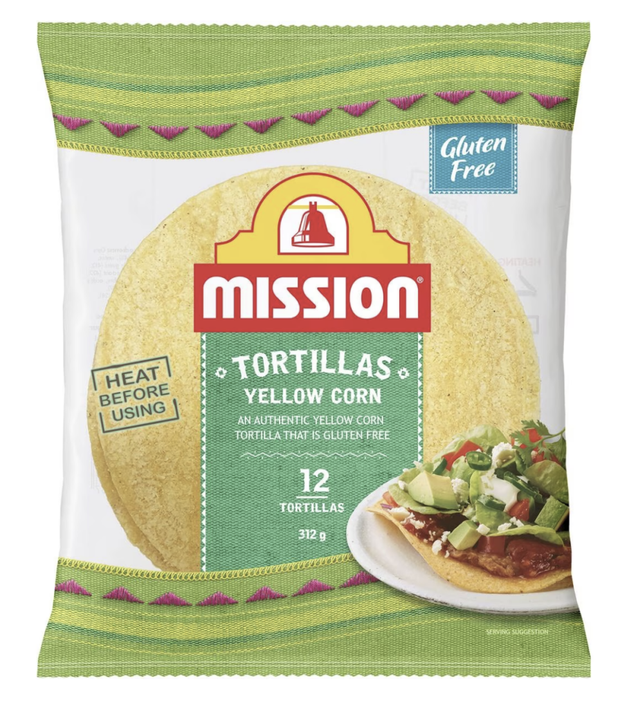 Mission Yellow Corn Tortillas 12 Pack