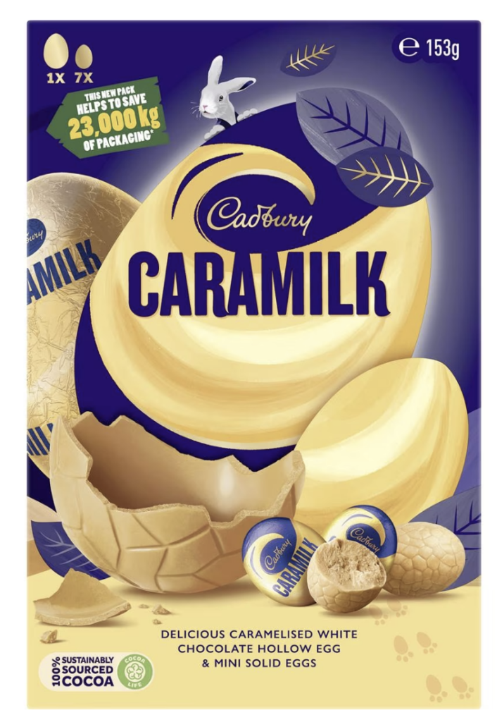 Cadbury Caramilk Chocolate Easter Gift Box 153g