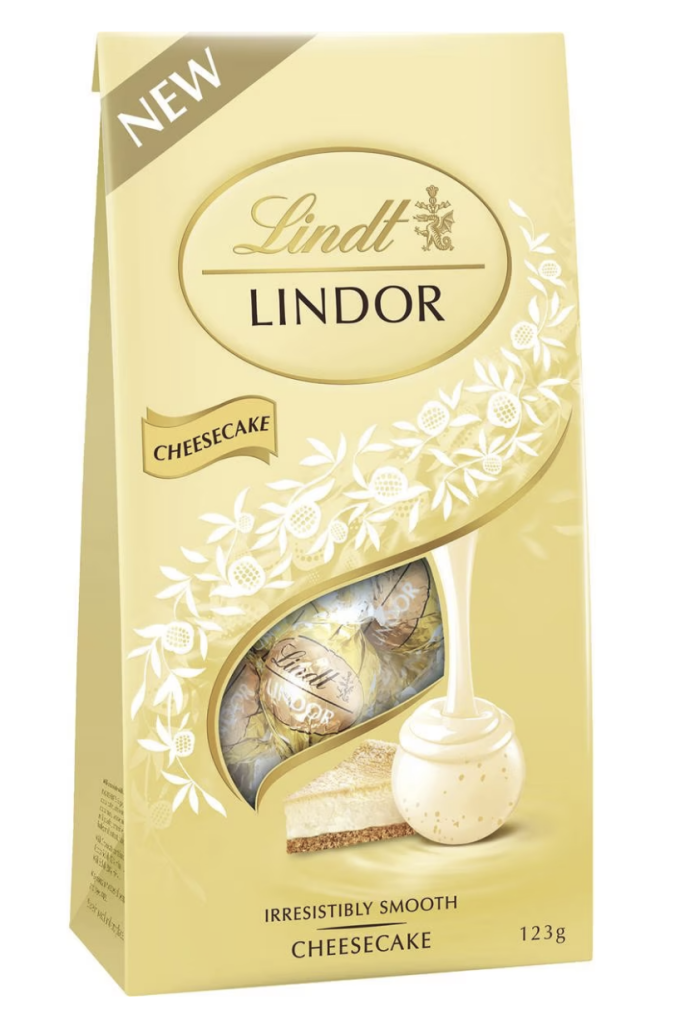 Lindt Lindor Cheesecake Chocolate Balls 123g