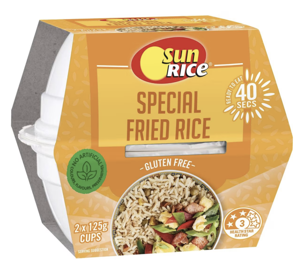 Sunrice Special Fried Rice Cups 125g X 2 Pack