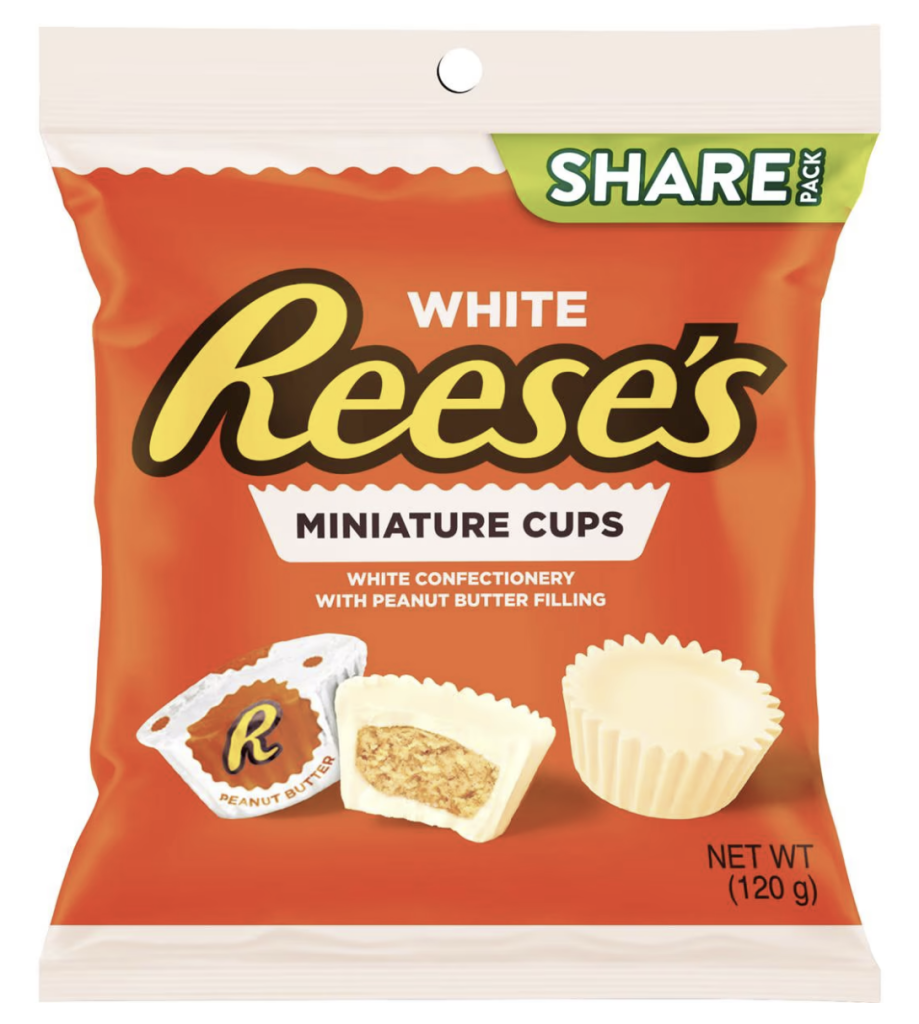 Reese's White Chocolate Cups With Peanut Butter Filling 120g