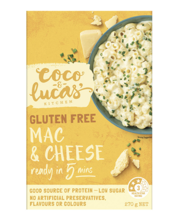 Coco & Lucas Gluten Free Mac & Cheese | 270g