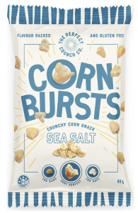 The Perfect Crunch Co Corn Bursts Sea Salt 60g