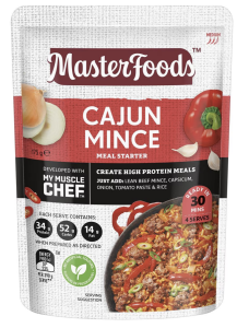 Masterfoods X My Muscle Chef Cajun Mince Recipe Base 175g