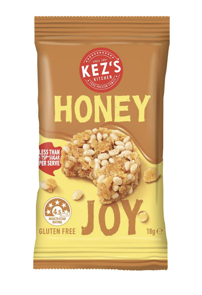 Kez's Kitchen Gluten Free Honey Joys 18g