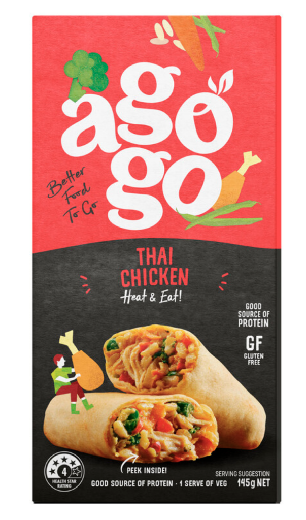 Agogo Gluten Free Thai Chicken Wrap | 145g