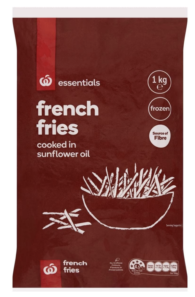 Essentials French Fries 1kg