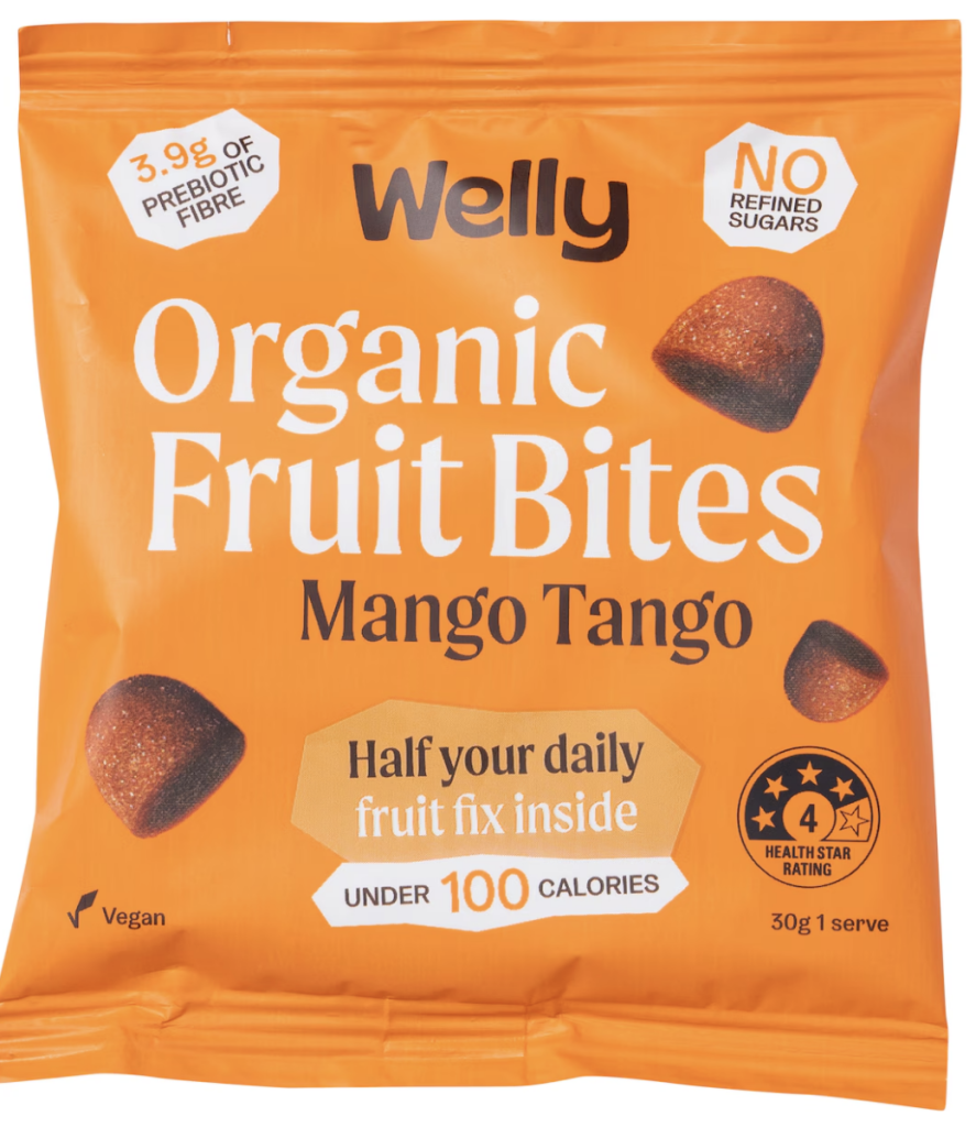Welly Organic Fruits Bites Mango Tango 30g